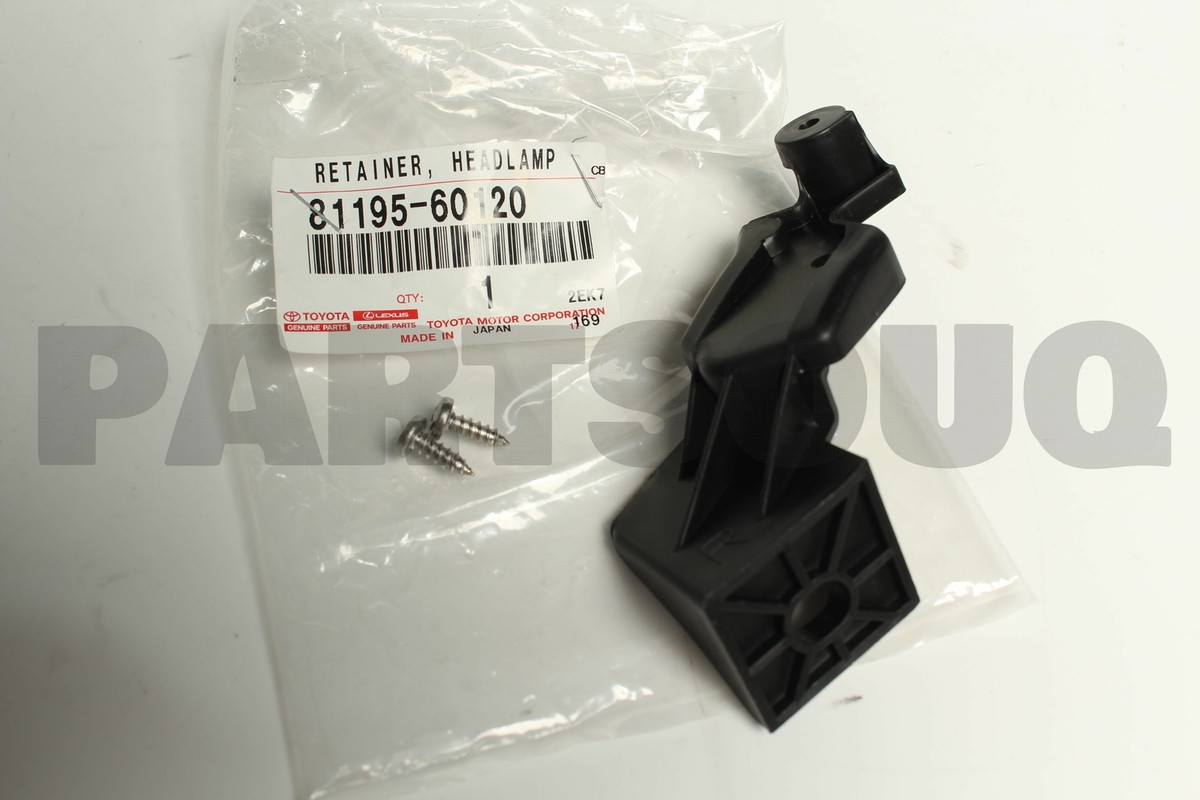 ゴー 8119560120 Genuine Toyota RETAINER, RH HEADLAMP PROTECTOR
