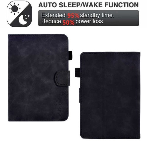 For Kindle Paperwhite 1 2 3 4 5/6/7/10/11th Gen Retro Leather Smart Case Cover - Picture 62 of 73