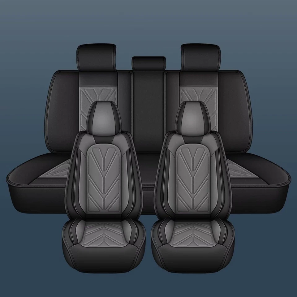 Full Set Car Seat Covers Fit for Jeep Patriot 2010-2017 Faux Leather Waterproof - Изображение 4 из 4