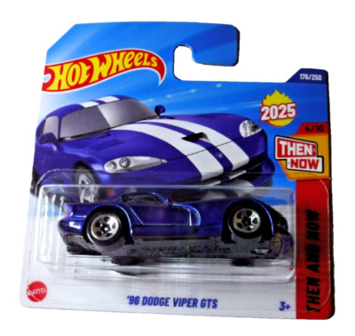 Hot Wheels - '96 Dodge Viper GTS - Blau - 1:64 - Then and Now 2025 - HYW50
