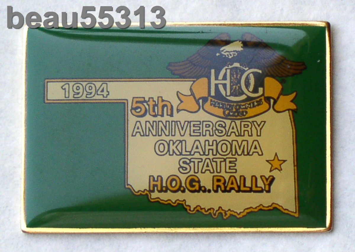 HARLEY DAVIDSON OWNERS GROUP HOG 1994 5th ANNUAL OKLAHOMA STATE