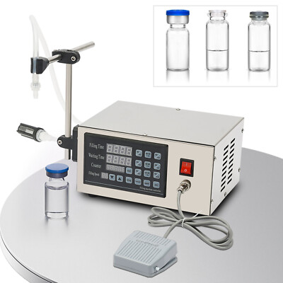 1 Köpfe Flüssigkeit Abfüllmaschine Füllmaschine Digitale Steuerung 5-3500ml