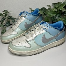 Vintage Nike Dunk Low Ice Green Glacier Blue 2007 Size 6 Men GS 6Y / Women  s 7.5