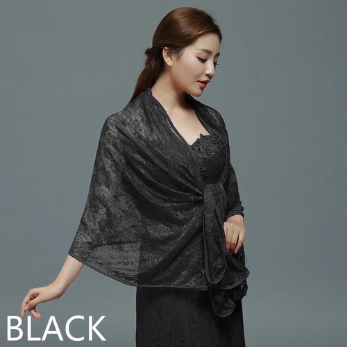 Bride Bridal Lace Shrug Bolero Cape Wrap Shawl Poncho Capelet Tippet Wedding - Picture 19 of 33