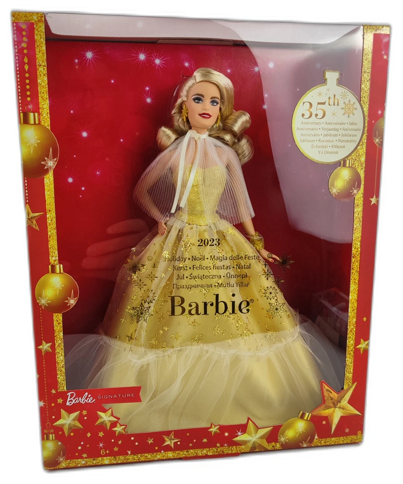 BARBIE HOLIDAY DOLL 2023 Christmas doll HJX08 Mattel