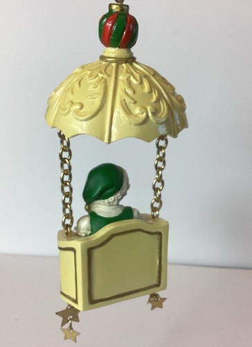 Lenox Holiday Centerpiece Carnival Music Box Replacement Green Elf ONLY - NIB - Picture 4 of 11