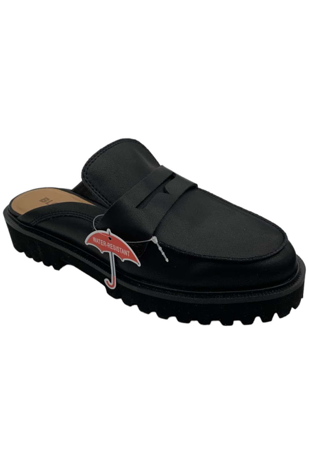 Женские непромокаемые мокасины Blondo Florenz Mule черного цвета