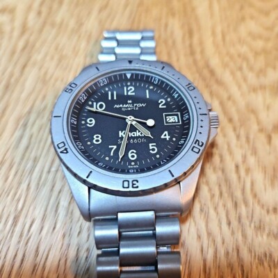 Hamilton】Extremely rare HAMILTON Khaki Sub 660ft sub | eBay
