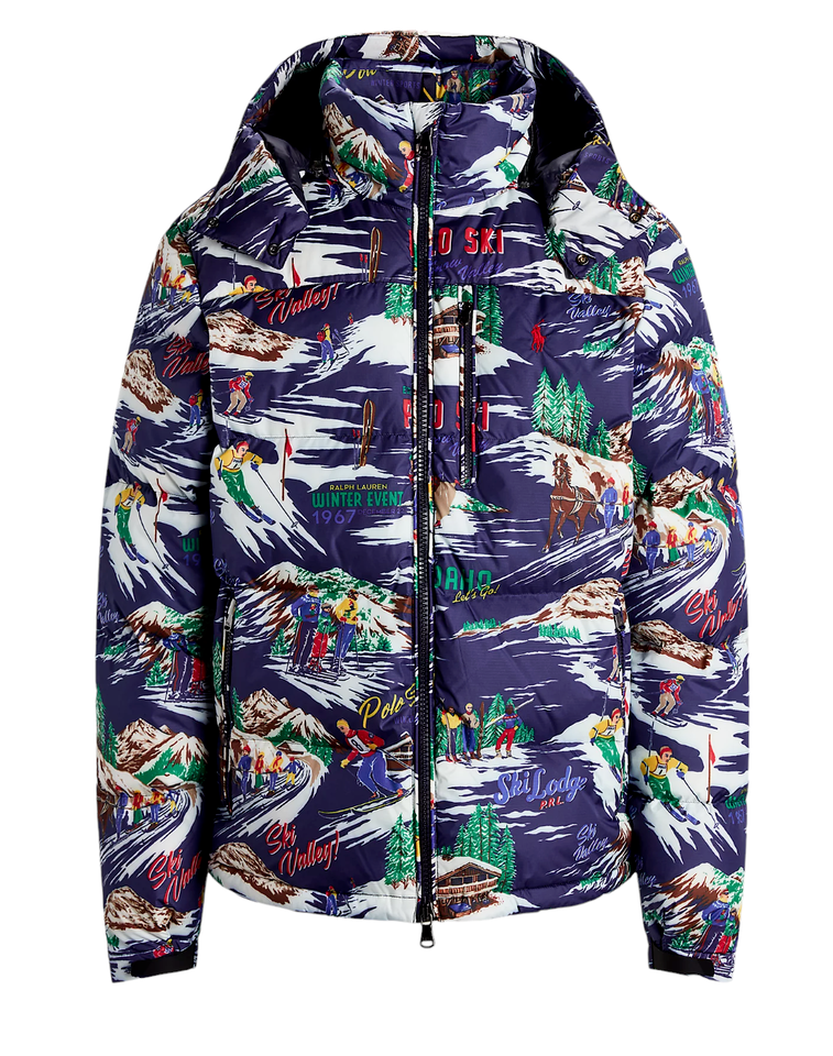 Polo Uomo Ralph Lauren Pony Puffer Trapuntato USA Sci Ghiaccio Skater Piumino Sci S