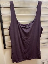 Cabi Purple Jersey Rayon Blend Cami L