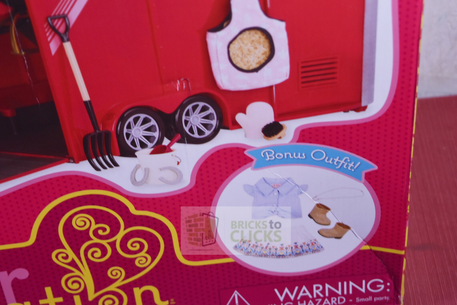 our generation mane attraction horse trailer set