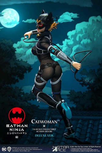 FIGURA DE ACCIÓN STAR ACE TOYS DC BATMAN NINJA CATWOMAN DELUXE 12" 1/6 SA0099 NUEVA - Imagen 3 de 12