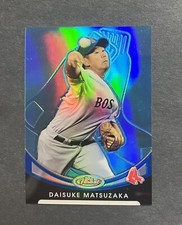 2010 Topps Finest Blue Refractor /299 Daisuke Matsuzaka #13