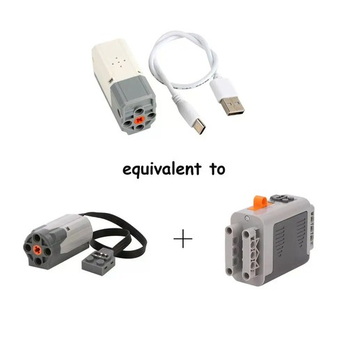 Bluetooth Wiederaufladbar M Motor 8883 APP Steuerung für Legoeds PF Auto Zug Blöcke - Bild 14 von 20