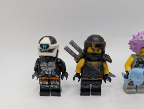 6 minifiguras Lego Ninjago Puffer Garmadon Jay Cole Digi Cole y Nya con grietas - Imagen 2 de 15