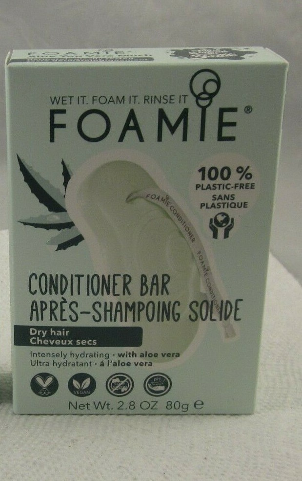 Foamie Conditioner Bar for Dry Hair Intensely Hydrating With Aloe Vera 6  Pack.