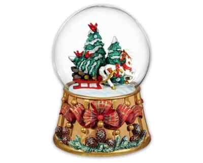 Breyer Pferde Holiday Traditions Weihnachten musikalische Schneekugel 2016 700237