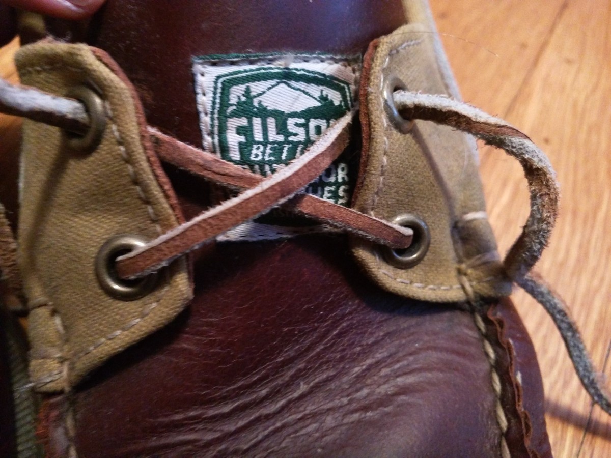 SEBAGO × FILSON LEATHER & CANVAS BOAT SHOES 8 DOCKSIDES