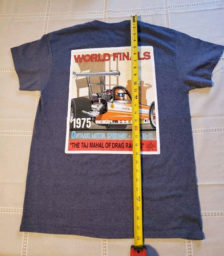 Ontario Motor Speedway World Finals T Shirt Red Line Men's Medium Drag Racing - Picture 6 of 7
