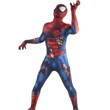 Zombie Spider-Man Jumpsuit Spiderman Cosplay Costume Halloween For Adult  Kids