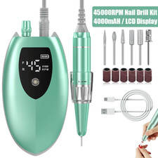 Maquina De u as Acrilicas Kit Taladro Lima Para Manicura Pedicura Gel Recargable