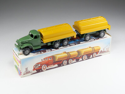 Camion France Jouets GMC Bâché Avec Remorque – Vintage, Dans Sa Boîte