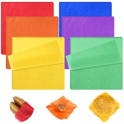240 Sheets Deli Paper Sheets Sandwich Paper Dry Wax Paper Sheets Oil Proof Fo...