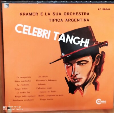 Gorni KRAMER - Celebri Tanghi - 12'' Combo LP20044 - LP Zustand akzeptabel 1965