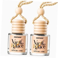Vanilla Car Air Fresheners Hanging 2-Pack, Cute Car Accessories for Women 