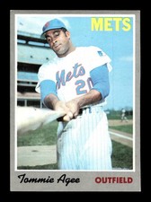 1970 Topps #50 Tommie Agee Mets EX-MT+ *w8