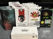 NEW 15 Warrior/Big Wasp/Atomus Professional Needle Cartridges Sterilized Tattoos