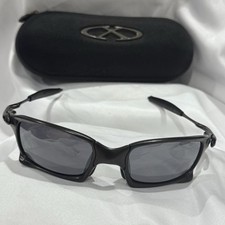 RARE Oakley X-Squared Sunglasses Carbon W/ Black Iridium Lenses  Case OO6011-01