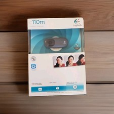 Logitech C110 HD Webcam 1.3 MP Photos Free Drive With Microphone-USB 2.0 NIB