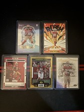 Panini 49ers 5-Card  Lot Trey Lance, Cameron Latu, christian mccaffrey, Mykel