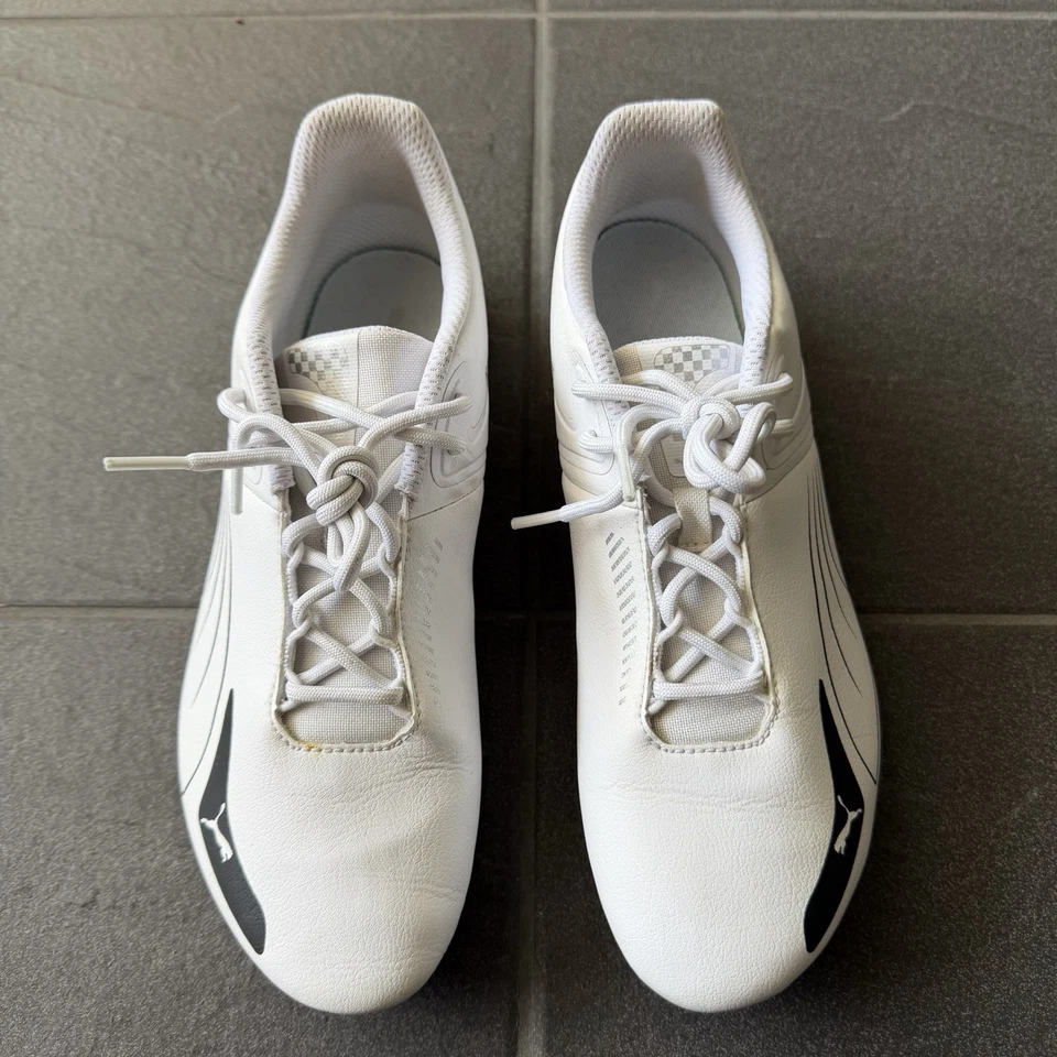 Puma BMW Motorsport White Driving Shoes Men’s 9.5 Low Profile Racing Sneaker Y2K - Image 3 of 4