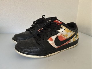Size 10 Nike Dunk SB Low Tie Dye Raygun Black