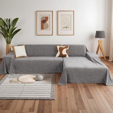 Sectional Couch Cover for Dogs, 2 Pieces Couch Covers for L Shape Sofa, Sofa ...