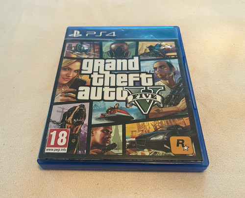 Grand Theft Auto V PS4 Game - Boxed, Manual & Map - Picture 1 of 2