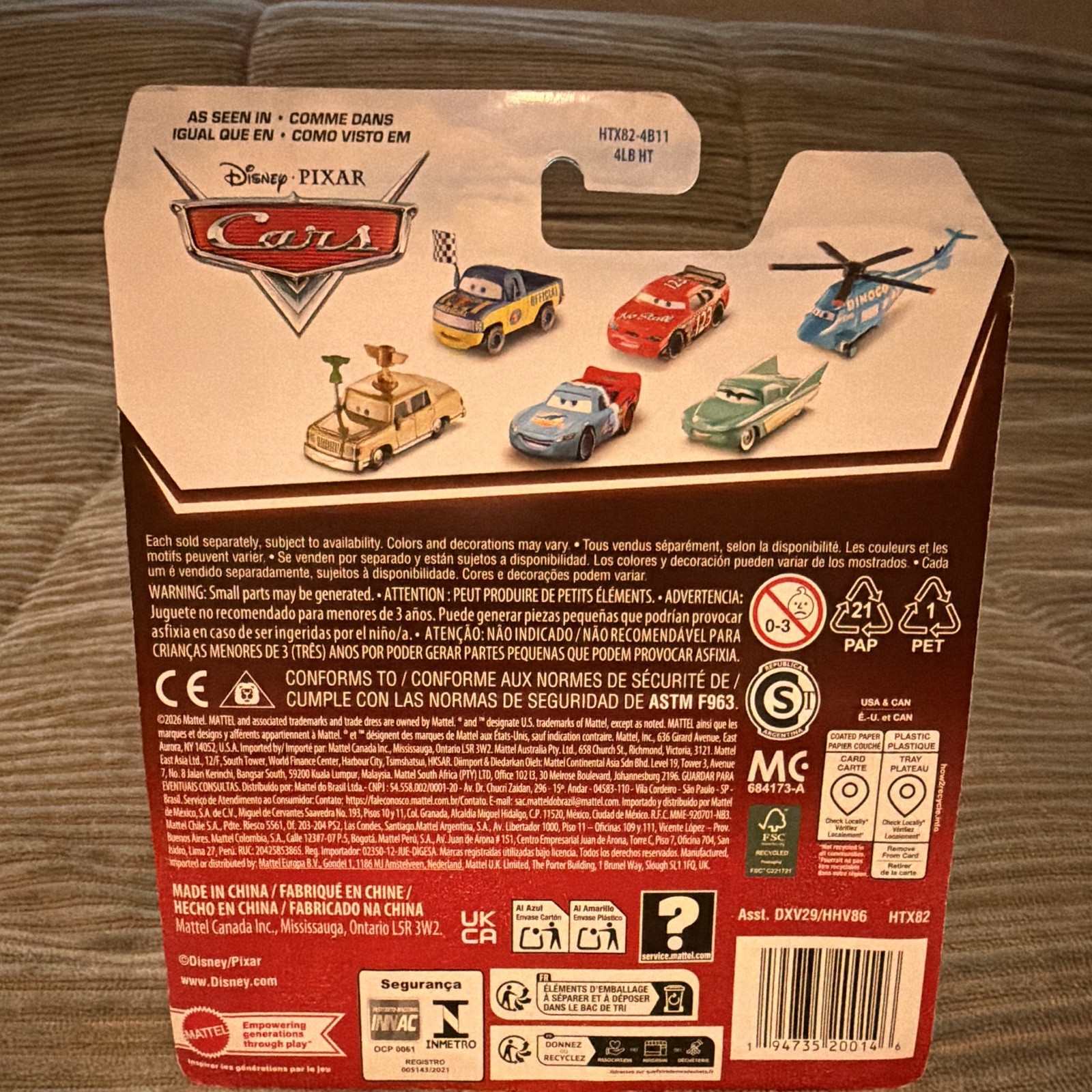 Raditor Springa Disney Pixar Cars Radiator Springs Lightning McQueen 2026 Metallic Red ...