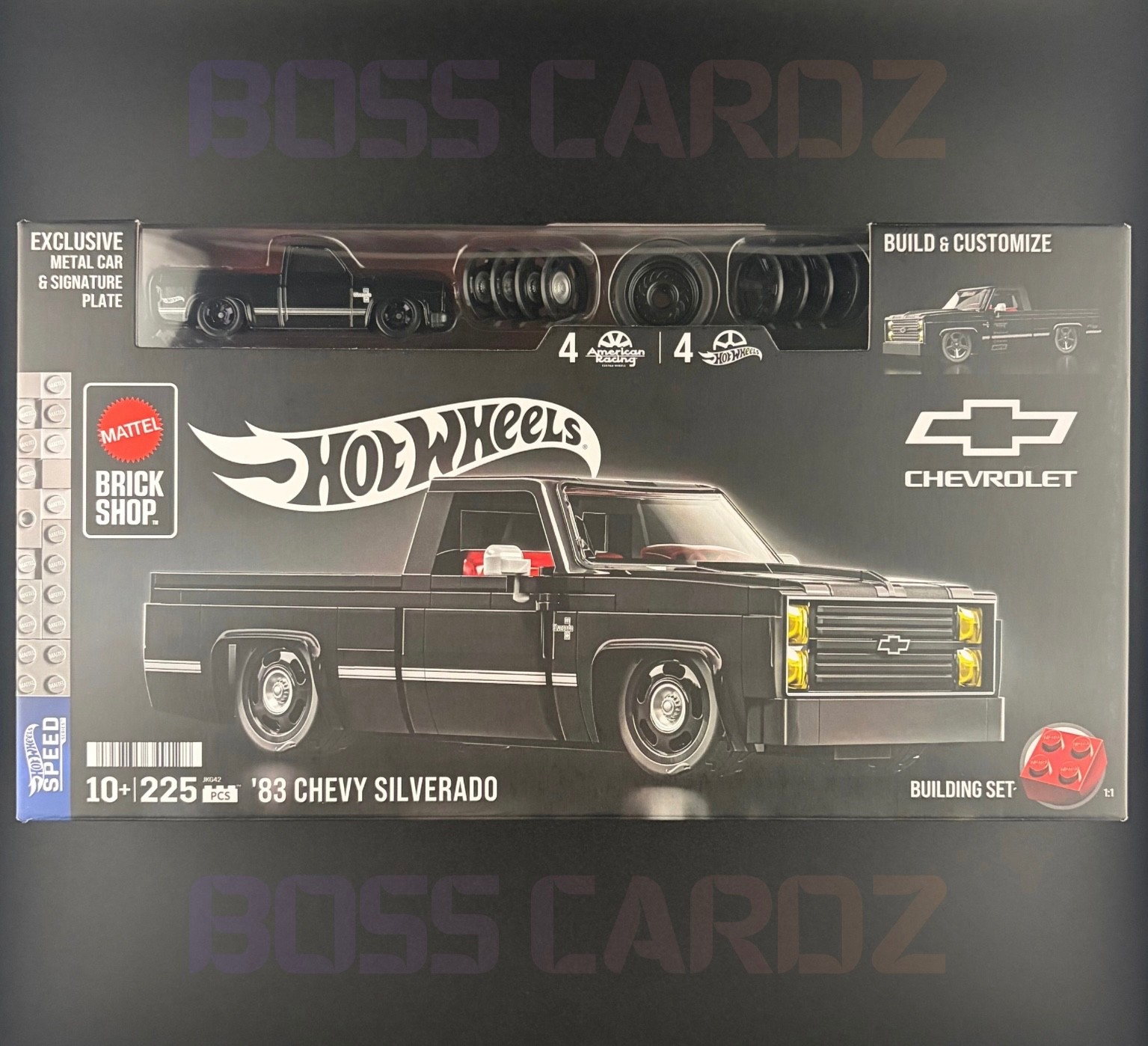Mattel Brick Shop Hot Wheels ’83 Chevy Silverado Building Toy Kit 225 Pieces
