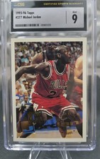 1995 TOPPS #277 MICHAEL JORDAN PSA 10 CARD GEM MINT