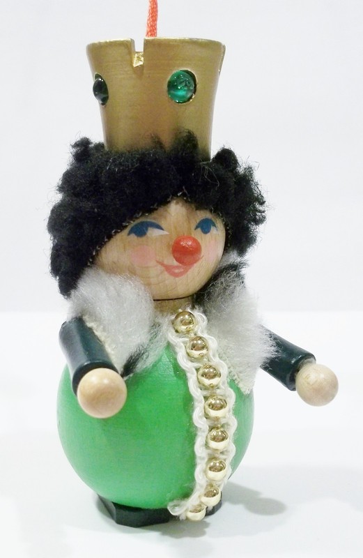 Steinbach Germany Princess Girl Jeweled Crown Wooden Wood Z 424 Vintage Ornament