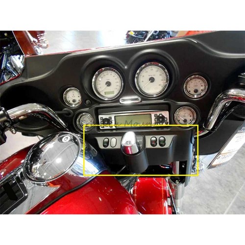 Inner Fairing Cap Set Switch Panel Cover Accent For Harley Touring Electra Glide - Picture 7 of 26