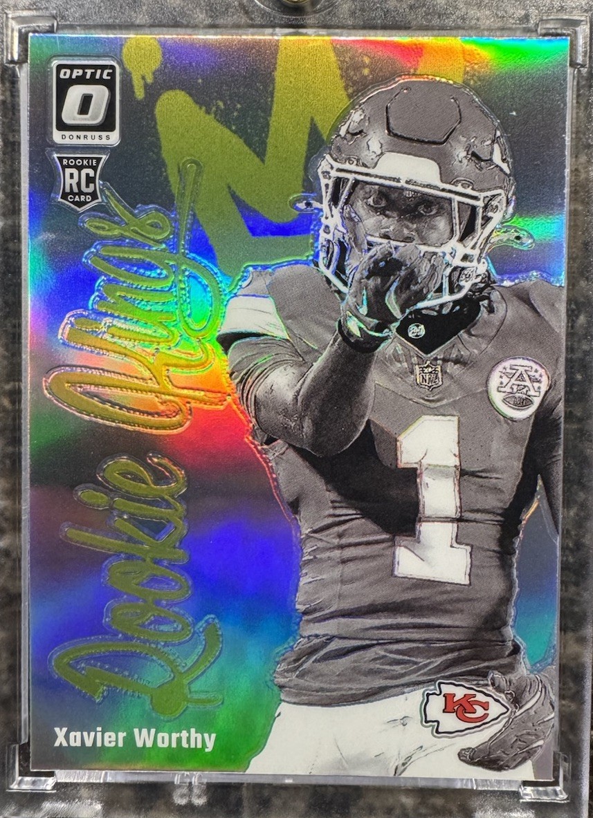 Xavier Worthy Panini Donruss Optic Rookie Kings #8 Base