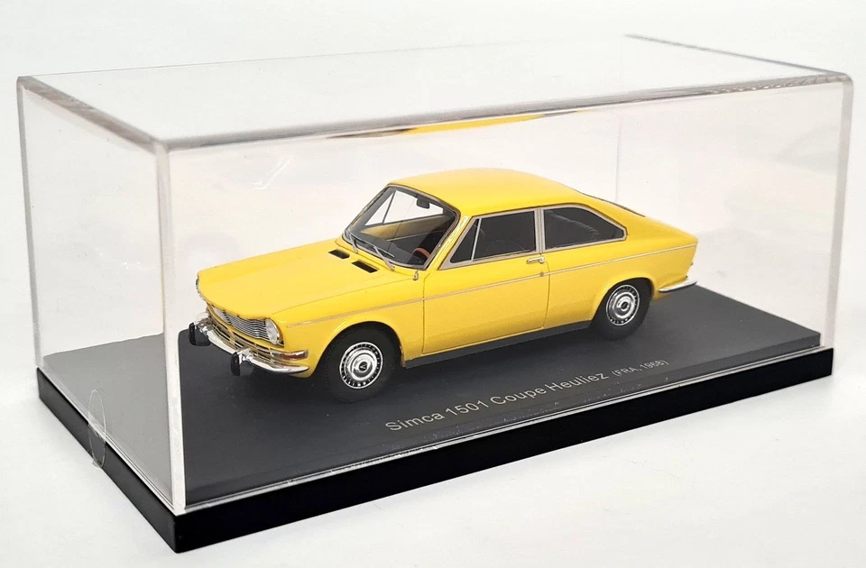 Avenue43 1/43 Simca 1501 Coupe Heuliez 1968 Yellow Resin Scale Model Car - Image 3 of 4