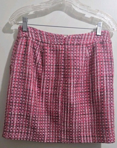 WOMENS BLK WHITE 2 PC LINED TEXTURED JACKET & SKIRT SIZE 6P BUSINESS POLISHED - Picture 12 of 12