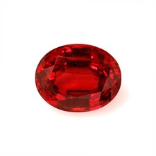Tajikistan Oval Orangish Red Ruby 5.38CT