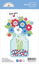 Doodlebug Doodle Cuts Dies-Festive Floral, Hometown USA