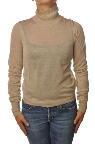 maglia in filato laminato collo alto da Donna Patrizia Pepe Taglia II-3 Colore O - Picture 2 of 4