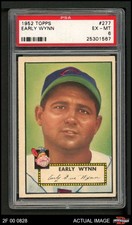 1952 Topps #277 Early Wynn Indians HOF PSA 6 - EX/MT